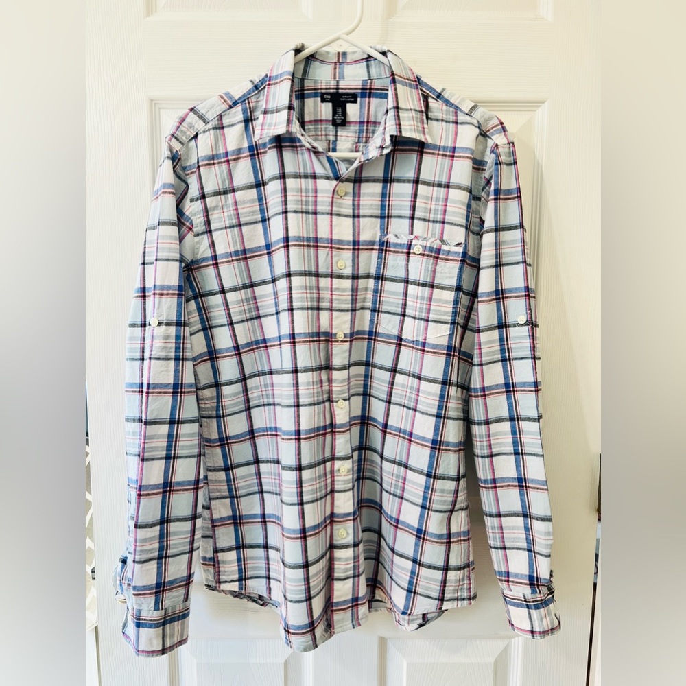 EUC Mens Gap Flannel Shirt | Size Medium
